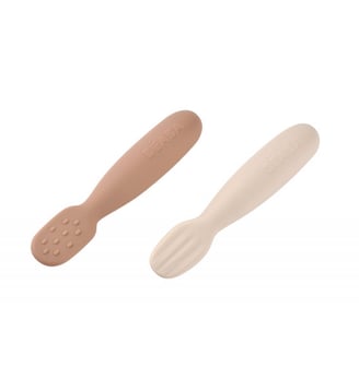 Lot de 2 pré-cuillères en silicone - Pralin/Argile - Beaba - Pralin et argile