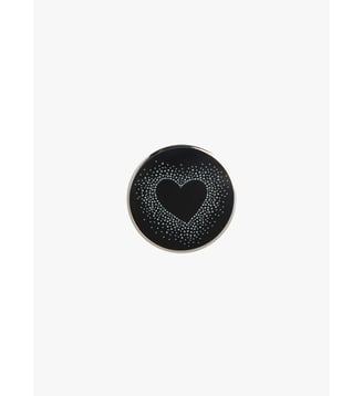 pin's Coeur - Agnès b. - Noir