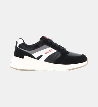 Baskets basse à lacets - Hugo Kids - Black