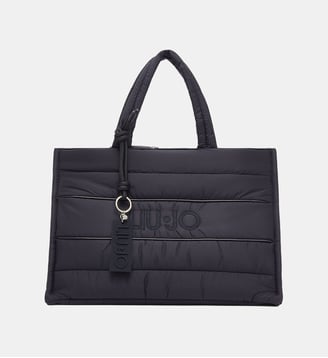 Grand Sac Cabas en Nylon Matelassé - Liu Jo - Noir