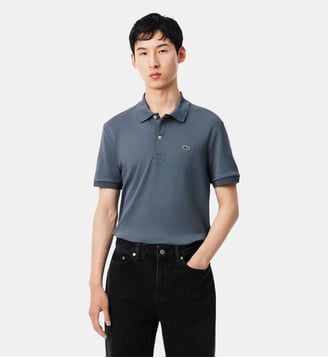 Polo regular fit coton Pima - Lacoste - Gris