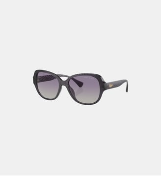 Lunettes de soleil Rond RA5316U - Polo Ralph Lauren - Violet transparent brillant