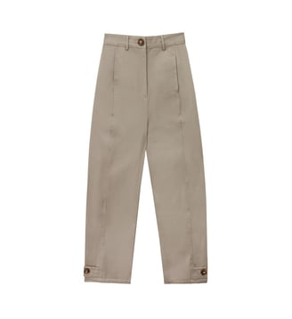 PANTALON uni PRIM - La Petite Etoile - Kaki