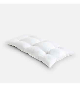 Matelas de sol à housser 120 cm - La Redoute Interieurs - Blanc