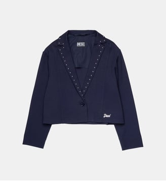 Blazer avec clous et logo - Diesel Kids - Bleu marine