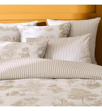 Taie d'oreiller percale de coton Garnier Thiebaut