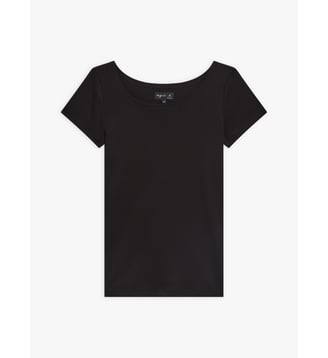 T-shirt le chic en coton - Agnès b. - Noir
