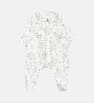 Pyjama - Imprimé inspiration toile de jouy - Tartine Et Chocolat - Gris clair