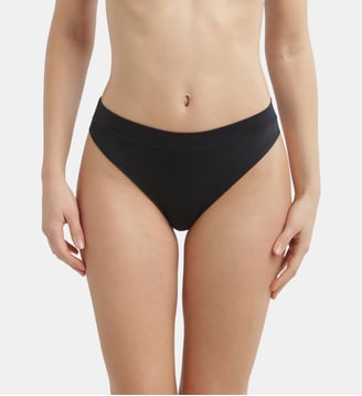 String femme en coton modal Comfort Collection - Dim - Noir