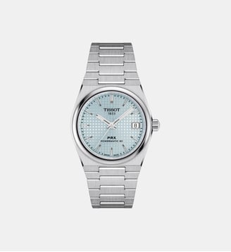 Montre automatique PRX Bleu clair T1372071135100 - Tissot - Argenté