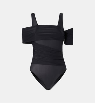 Body en jersey à épaules dénudées - Pinko - Noir