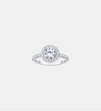 Bague halo avec zircon en taille brillant - Thomas Sabo - Argent