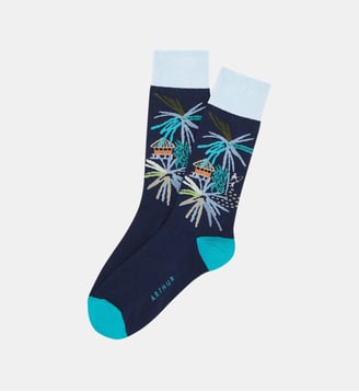 Chaussettes en coton - Tropical Marine - Arthur - Marine