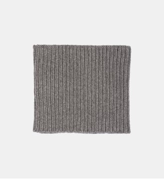 Snood en cachemire - Bompard - Gris souris