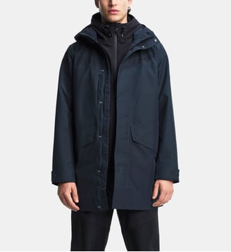 Parka à capuche GORE-TEX - Aigle - Bleu foncé