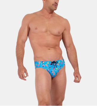 Slip de bain - Hom - Bleu