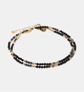Bracelet - collier Queen - Spinelle - YAY Paris - Minuit