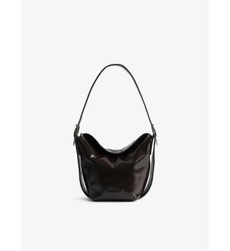 Sac Baby Jane Vintage Patent - Zadig&Voltaire - Marron brownie
