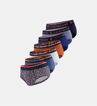 Lot de 7 slips en coton Le Slip Francais