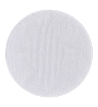 Set de table Club Etoile 89% coton / 11% lin - Le Jacquard Francais - Blanc albâtre