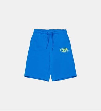 Short en molleton avec logo - Diesel Kids - Bluette