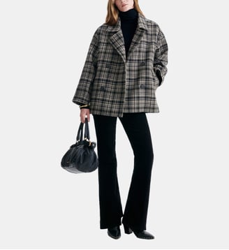 Manteau Ferman - Vanessa Bruno - Écru et gris