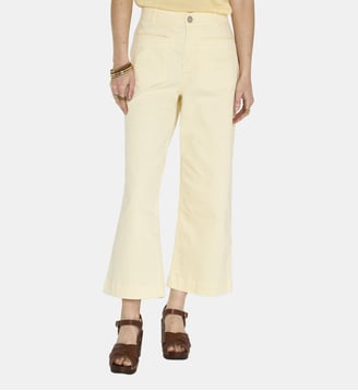 Jean Cropped Large À Rayures Roma Bis Maison 123