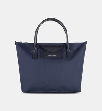 Sac cabas en toile - Lancaster - Bleu marine