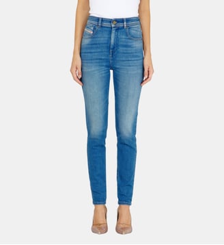 Skinny Jeans High Waist 1984 Slandy-High - Diesel - Bleu moyen