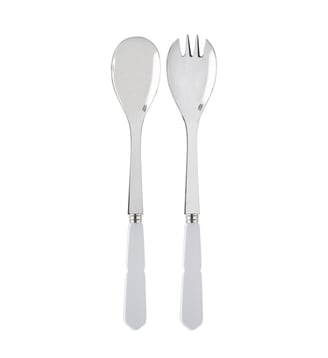 Gustave, Couverts à salade - Sabre - Blanc