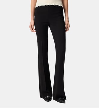 Pantalon évasé à pli marqué - Pinko - Limousine noire