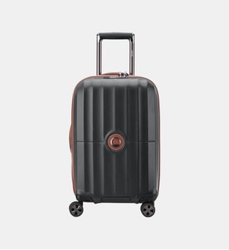 Valise rigide cabine St Tropez 4R 55 cm - Delsey Paris - Noir