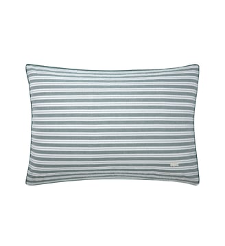 Taie d'oreiller en percale de coton seersucker - Lacoste Home - Vert