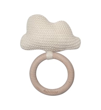Jouet à saisir en crochet étoile - Kindsgut - Crème