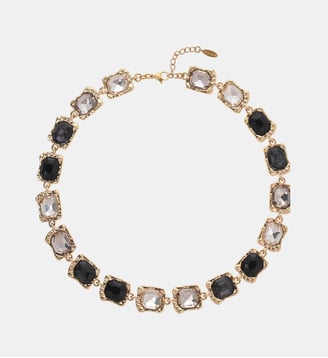 Collier pierres octogonales AMONITE - Hipanema - Noir
