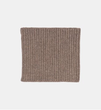 Snood en cachemire - Bompard - Beige foncé