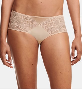 Shorty maille douce - Chantelle - Beige doré