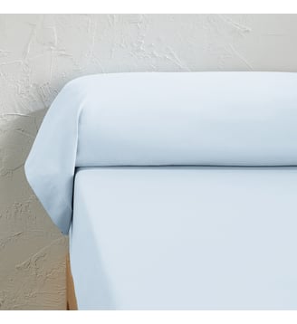 Taie de traversin unie percale coton bio Scenario La Redoute Interieurs