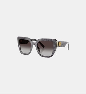 Lunettes de soleil Carré DG4538 - Dolce & Gabbana - Print black lace