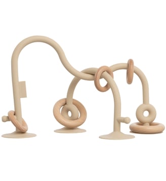 Labyrinthe à perles en silicone - Baby's Only - Beige