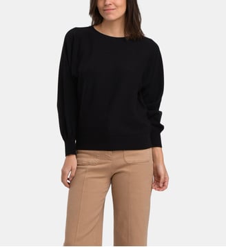 Pull maille fine - La Fée Maraboutée - Noir