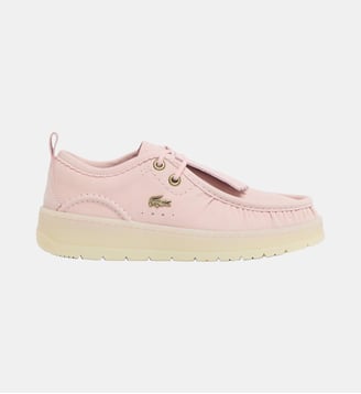 Sneakers Umpire Wmn femme en cuir - Lacoste - Rose clair et beige