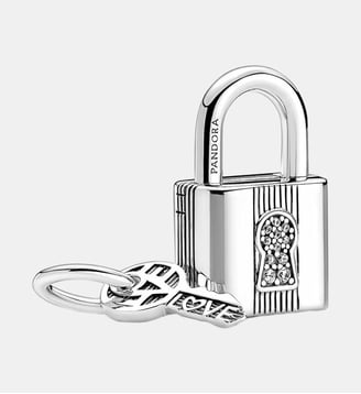 Charm Pendant Cadenas et Clé - Pandora - Argenté