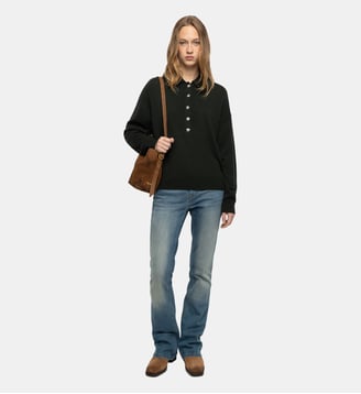 Pull Soula 100% Cachemire - Zadig&Voltaire - Vert gloom