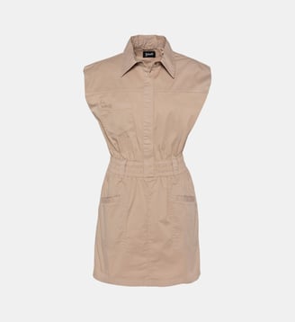 Robe saharienne sans manches - Schott - Beige