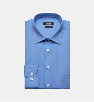 Chemise regular Dabato - Digel - Bleu saphir