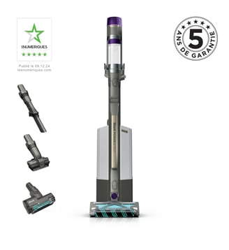 Aspirateur balai PowerDetect avec base de vidage automatique IP3251EUT - Shark - Gris