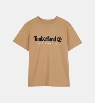 T-shirt à manches courtes - Timberland - Biscuit
