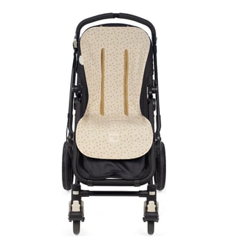 Assise pour poussette Coeurs - Walking Mum - Beige