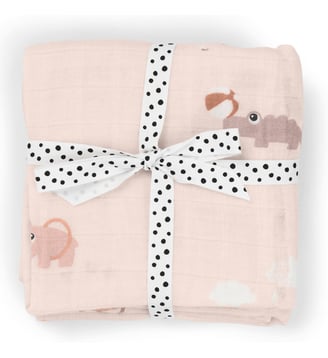 Lot de 2 langes - Done by Deer - Rose